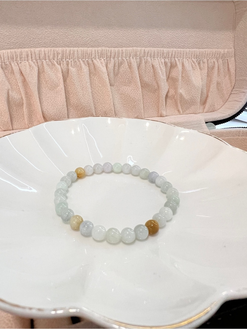 Burmese jade bracelet